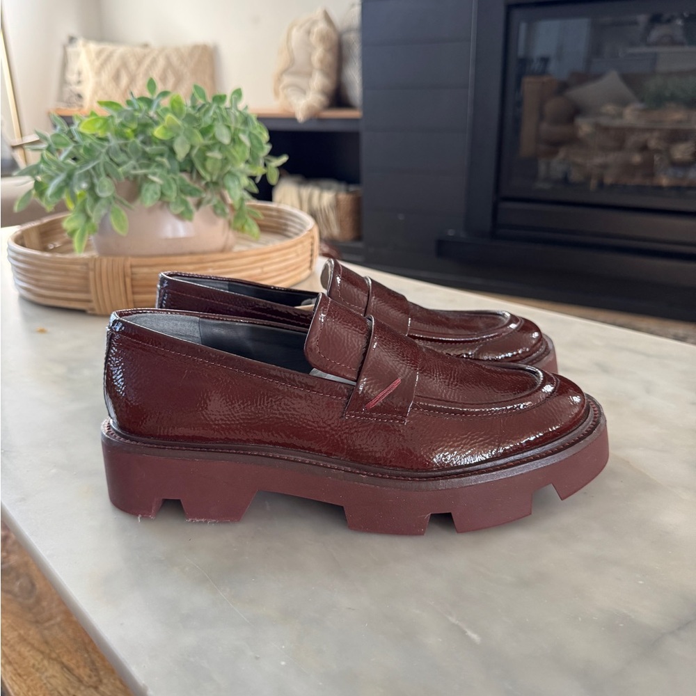 Franco Sarto Burgundy Loafers